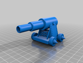 cannon 3d print model - Mito3D