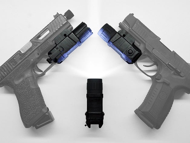 pistola torcia softair elettrica la 3D print model - Mito3D