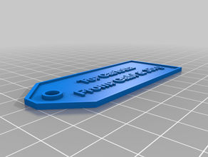 carlotta etiqueta de regalo personalizado 3d print model - Mito3D