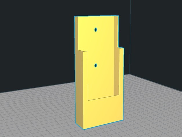 wall mount midea c remote ac holder 3D print model - Mito3D