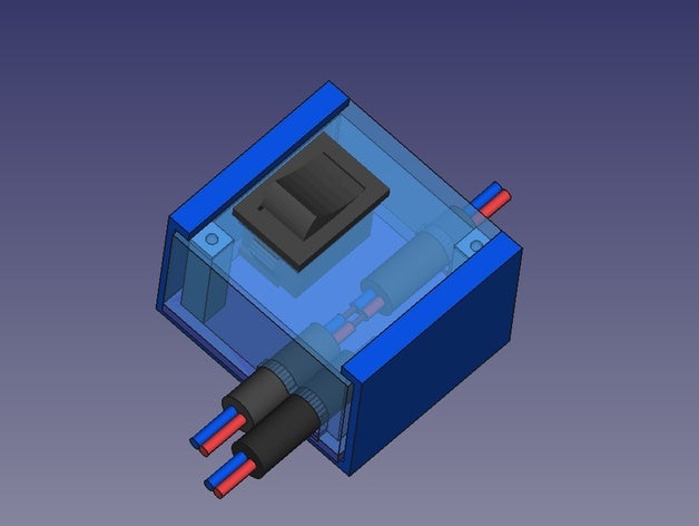 distributore corente corrente il interruttore off 3D print model - Mito3D