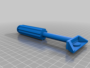 utility razor blade scraper holder 3d print model - Mito3D