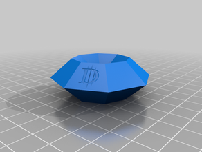 imperial gem diablo iii 3 stone 3d print model - Mito3D