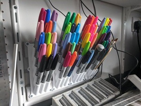 Stift sharpie-Halter 15 Elemente Bleistift-Halter Stift-Halter 3d print model - Mito3D