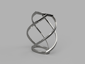 palloncino sfera istruzione bracciale palla grande in grassetto futuristico geometrico la geometria polso 3d print model - Mito3D