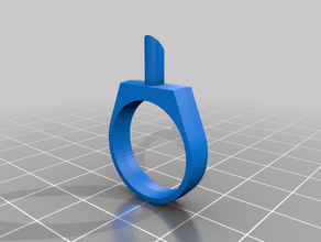 ring model metal casting jewelry 3d print model - Mito3D