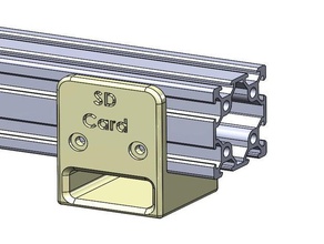 tronxy xy-2 pro sd extender housing micro card xy 2 3d print model - Mito3D