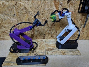 3darm arduino arm diy gripper robot roboticarm servo servoarm 3d print model - Mito3D