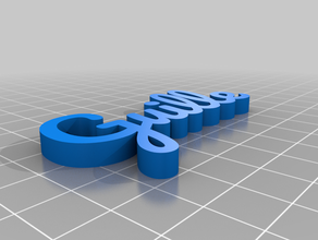 nombre guille kundengebundene 3d print model - Mito3D