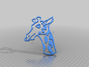 girafe 2 3d print model - Mito3D
