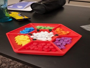 boite couleurs parigi gioco da tavolo box scatola di stoccaggio supermeeple 3d print model - Mito3D