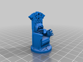 throne mimic remix dnd dungeons dragons fantasy pathfinder tabletop warhammer 3d print model - Mito3D