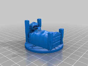 bed mimic remix dnd dungeons dragons fantasy monster pathfinder tabletop 3d print model - Mito3D
