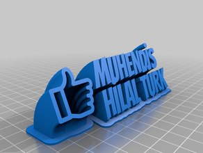 hilal personalizado 3d print model - Mito3D