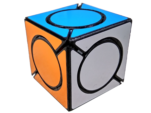 seis punto cubo mini 45mm skewb rubik ivy qiyi rubiks cube 3D print model - Mito3D