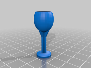 wine port glass keychain chain cup key kitchen porto 3d print model - Mito3D