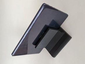 desktop mount stand notebook holder 3d print model - Mito3D