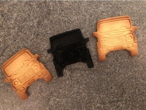 mercedes g-klasse pl tzchen formulário ausstecher cortador de cookie 3d print model - Mito3D