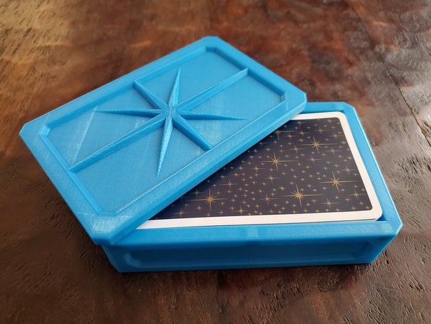 cartão magnético caso a caixa de natal presente giftbox tampa ímã magnética floco neve estrela tarô do titular valentim 3D print model - Mito3D