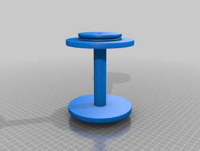 ingombranti rotella di filatura bobina su misura 3d print model - Mito3D