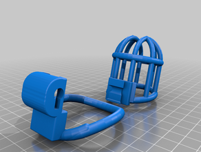 long cage customized 3d print model - Mito3D
