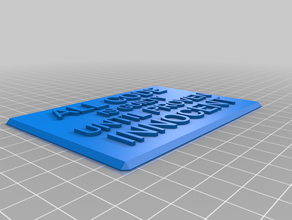 all code guilty customized 3d print model - Mito3D