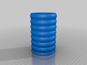 nervuras vaso 3d print model - Mito3D