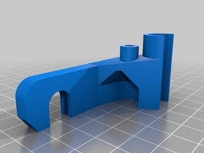 bowden support de tube u30 alfawise 3d print model - Mito3D