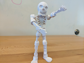 beweglich Skelett-Figur action-Figur Abbildung zahlen Skelett Skelette 3d 3d print model - Mito3D