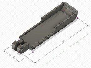 trappe canon ixus 100 câmara consertar 3d print model - Mito3D