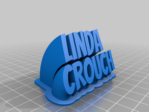 linda crouch customized 3d print model - Mito3D