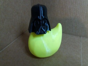 duck vader - darth vader-Gummi ducky-Kombination 3d print model - Mito3D