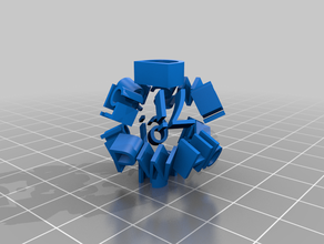 dice clubs plus customized 3d print model - Mito3D
