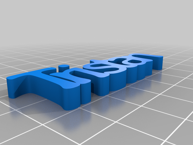 tristan personnalisé 3D print model - Mito3D
