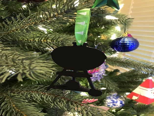 weber kettle ornament grill 3D print model - Mito3D