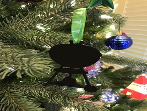weber kettle ornament grill 3d print model - Mito3D