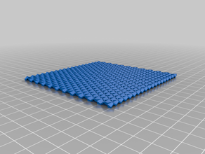 openscad parametric honeycomb & Stiftung Bibliothek bee die Imkerei 3d print model - Mito3D