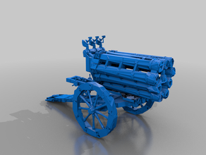 artillery hellblaster - empire aos whfb 3d print model - Mito3D