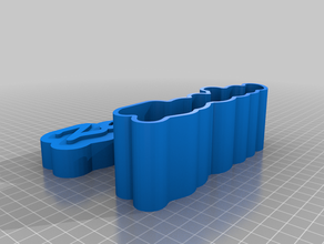 my customized text box 3d print model - Mito3D