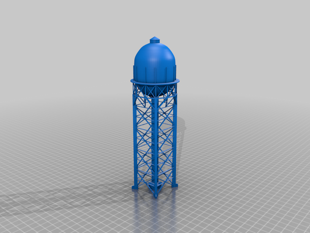 lanstroper wasserturm ei Wasserturm 3D print model - Mito3D