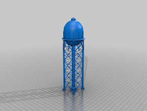lanstroper wasserturm ie watertower 3d print model - Mito3D