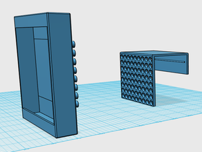 memo holder a4 paper brick gigo partition stationary 3d print model - Mito3D