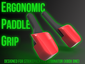 strikepack fps dominateur ergonomique paddle poignées 3d print model - Mito3D