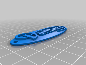 daimler keychain car keychains logo mercedes 3d print model - Mito3D