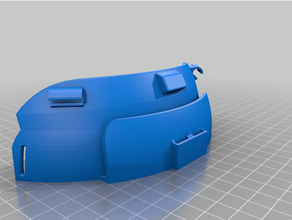 balanced battery holder oculus quest powerbank 3d print model - Mito3D