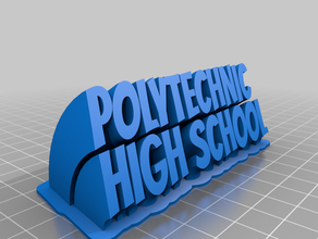 tabela poly hs özelleştirilmiş 3d print model - Mito3D