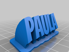 paula customized 3d print model - Mito3D