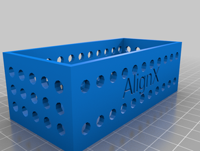 alignx recipiente perfurado personalizado 3d print model - Mito3D