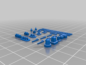 n scale customizable signals 3d print model - Mito3D