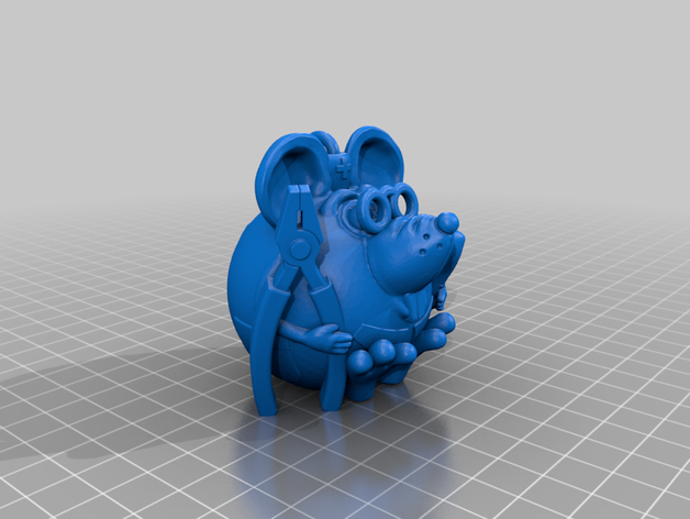 mouse dentista il del 3D print model - Mito3D